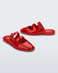 Slides|Mules*Melissa Anastasia Red