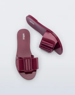 Slides*Melissa Babe Burgundy