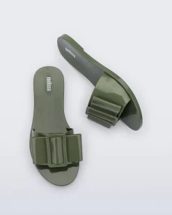 Slides*Melissa Babe Dark Green