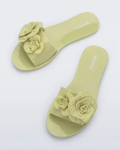 Slides*Melissa Babe Petals Green