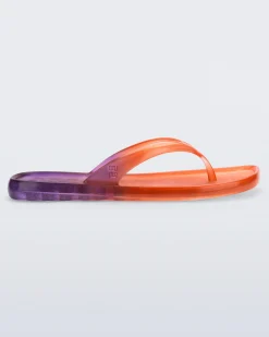 Flip Flops*Melissa Beachwear Orange/Purple