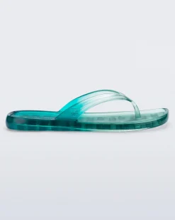 Flip Flops*Melissa Beachwear Green/Blue