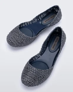 Ballet Flats*Melissa Campana Blue/Glitter