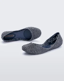 Ballet Flats*Melissa Campana Blue/Glitter