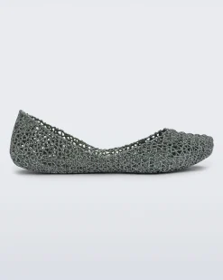 Ballet Flats*Melissa Campana Glitter Green