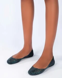 Ballet Flats*Melissa Campana Black Multicolor