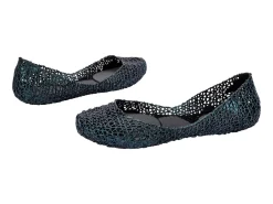 Ballet Flats*Melissa Campana Black Multicolor