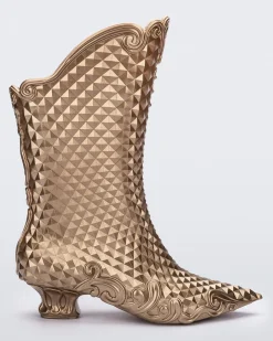 Boots*Melissa Court Boot Gold