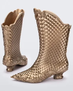 Boots*Melissa Court Boot Gold