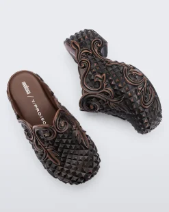 Platforms|Clogs*Melissa Court Clog Brown