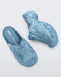 Platforms|Clogs*Melissa Court Clog Blue