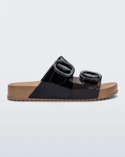 Slides*Melissa Cozy Brown/Black