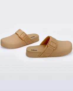 Clogs*Melissa Cozy Clog Dark Beige