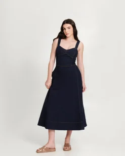 Slides*Melissa Cozy Cross Brown