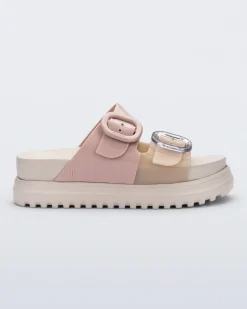 Platforms*Melissa Cozy Platform Beige/Pink