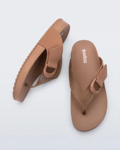 Flip Flops*Melissa Cozy Thong Brown