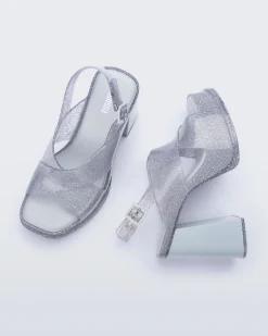 Platforms|Heels*Melissa Dance Heel Glitter Clear