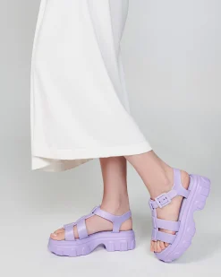 Ankle Strap|Platform*Melissa Ella Lilac