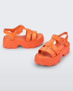 Ankle Strap|Platform*Melissa Ella Orange