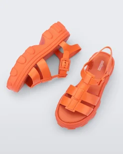 Ankle Strap|Platform*Melissa Ella Orange