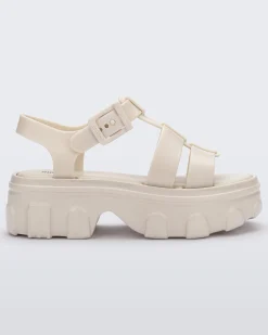 Ankle Strap|Platform*Melissa Ella Beige