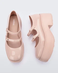 Platforms|Mary Janes*Melissa Farah Pink