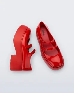 Platforms|Mary Janes*Melissa Farah Red