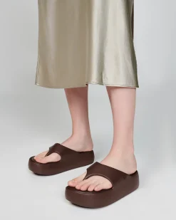 Flip Flops|Platform*Melissa Free Platform Thong Bronze