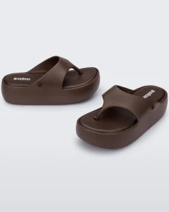 Flip Flops|Platform*Melissa Free Platform Thong Bronze