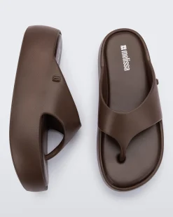 Flip Flops|Platform*Melissa Free Platform Thong Bronze