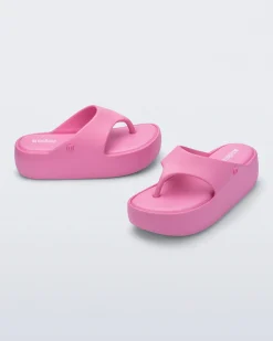 Flip Flops|Platforms*Melissa Free Platform Thong Pink