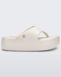 Flip Flops|Platform*Melissa Free Platform Thong Beige
