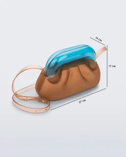 Handbags*Melissa Glass Bag Orange/Blue