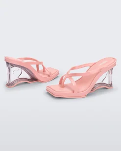 Heels*Melissa Glass Heel