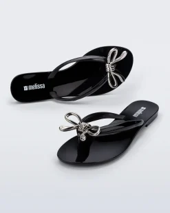 Flip Flops*Melissa Harmonic Iris Black/Silver