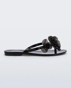 Flip Flops*Melissa Harmonic Petals Black