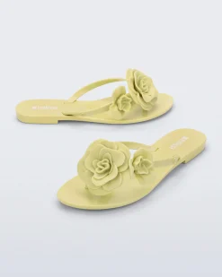 Flip Flops*Melissa Harmonic Petals Green