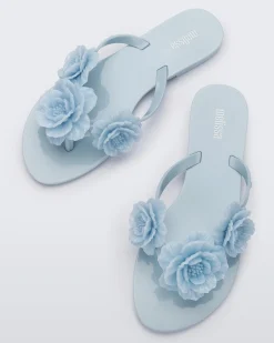 Flip Flops*Melissa Harmonic Springtime Blue