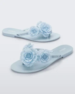 Flip Flops*Melissa Harmonic Springtime Blue