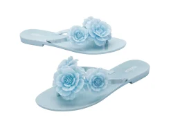 Flip Flops*Melissa Harmonic Springtime Blue