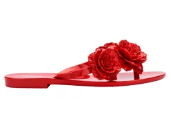 Flip Flops*Melissa Harmonic Springtime Red