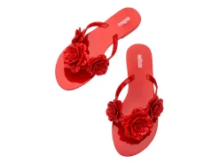 Flip Flops*Melissa Harmonic Springtime Red