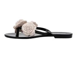 Flip Flops*Melissa Harmonic Springtime Black/Beige