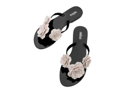 Flip Flops*Melissa Harmonic Springtime Black/Beige