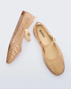 Ballet Flats*Melissa Harper Clear Beige