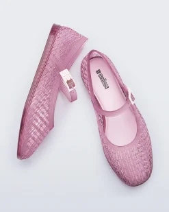 Ballet Flats*Melissa Harper Clear Pink