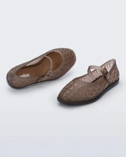 Ballet Flats*Melissa Harper Clear Brown