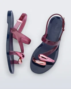 Ankle Strap*Melissa Iris Sandal Blue/Pink