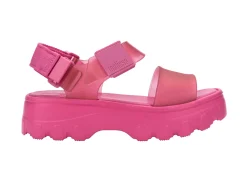 Ankle Strap|Platform*Melissa Kick Off Sandal Pink/Clear Pink