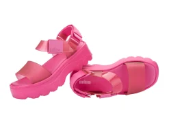 Ankle Strap|Platform*Melissa Kick Off Sandal Pink/Clear Pink